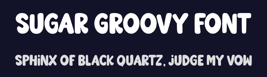 Sugar Groovy Font by Siapgraph — Display Font — thumbnail 2