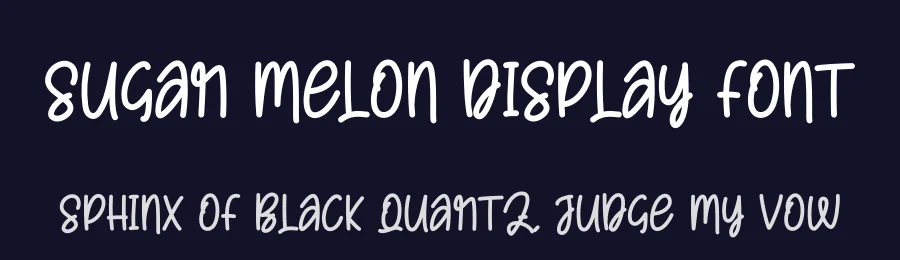 Sugar Melon Display Font by creativeletter — Script Handwritten Font — thumbnail 2