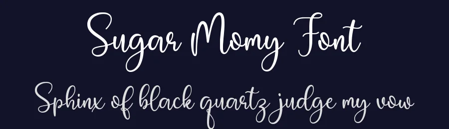 Sugar Momy Font by fourtypestd — Script Handwritten Font — thumbnail 2