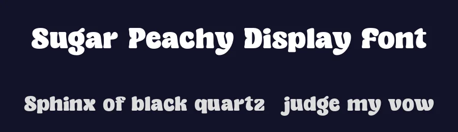Sugar Peachy Display Font by Dharmas Studio — Decorative Font — thumbnail 2