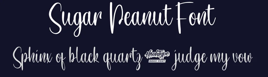 Sugar Peanut Font by noahtype — Decorative Font — thumbnail 2
