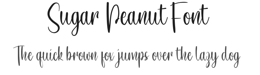Sugar Peanut Font by noahtype — Decorative Font