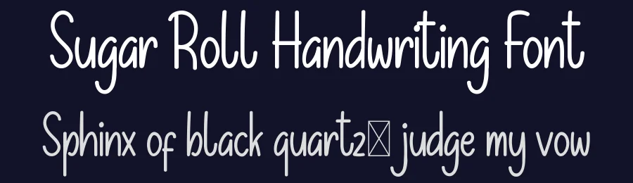 Sugar Roll Handwriting Font by edricstudio — Script Handwritten Font — thumbnail 2