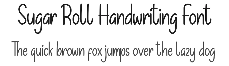 Sugar Roll Handwriting Font by edricstudio — Script Handwritten Font
