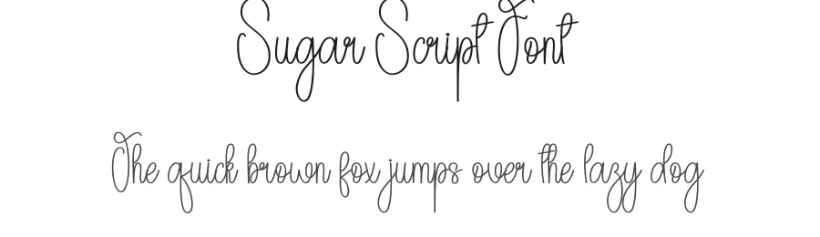 Sugar Script Font by andikastudio — Script Handwritten Font