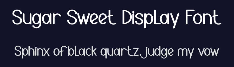 Sugar Sweet Display Font by andikastudio — Display Font — thumbnail 2