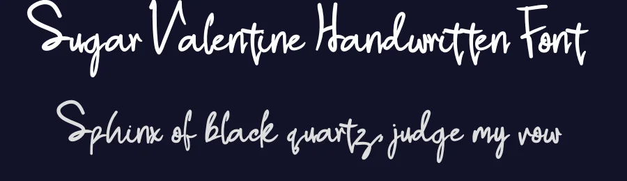 Sugar Valentine Handwritten Font by levincreative — Script Handwritten Font — thumbnail 2