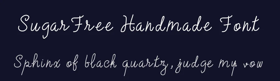 SugarFree Handmade Font by Typeface — Script Handwritten Font — thumbnail 2