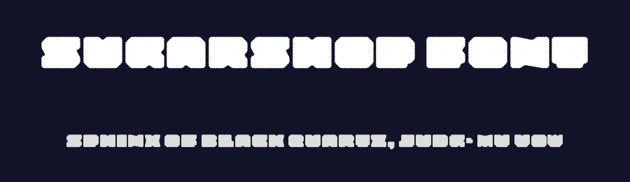 Sugarshop Font by Typearture — Display Font — thumbnail 2