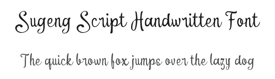 Sugeng Script Handwritten Font by Mei Suseno — Decorative Font