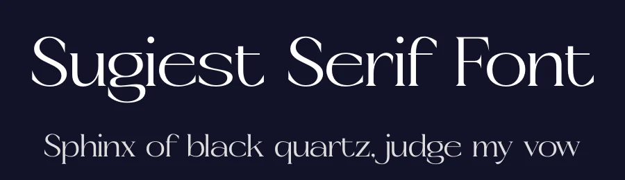Sugiest Serif Font by timelesstype.co — Display Font — thumbnail 2