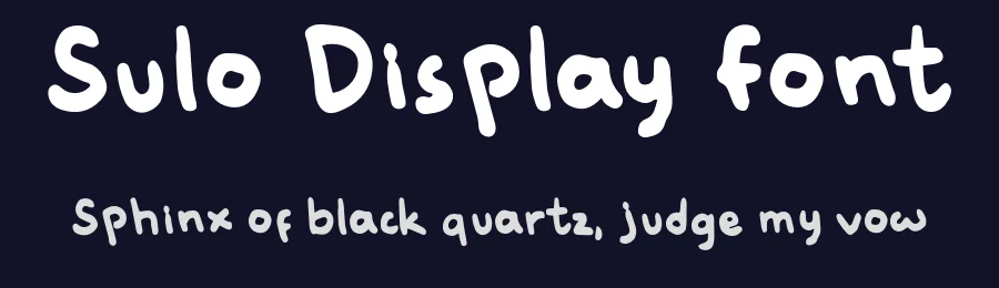 Sulo Display Font by Creatifontstudios — Decorative Font — thumbnail 2