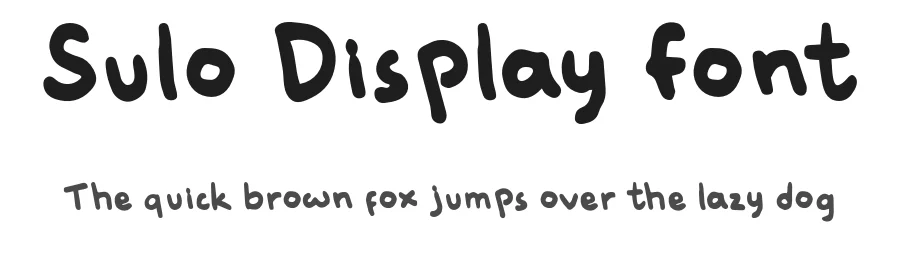 Sulo Display Font by Creatifontstudios — Decorative Font