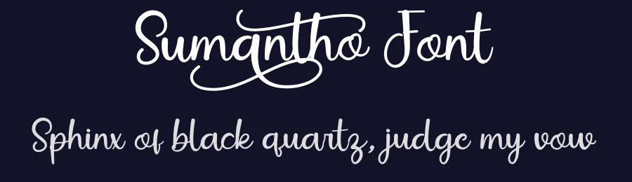 Sumantho Font by Adeindrawan — Script Handwritten Font — thumbnail 2