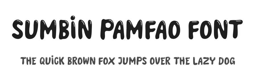 Sumbin Pamfao Font by Denustudios — Display Font