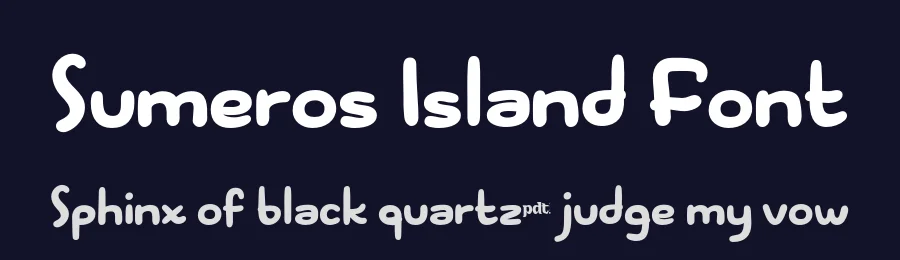 Sumeros Island Font by productype — Decorative Font — thumbnail 2