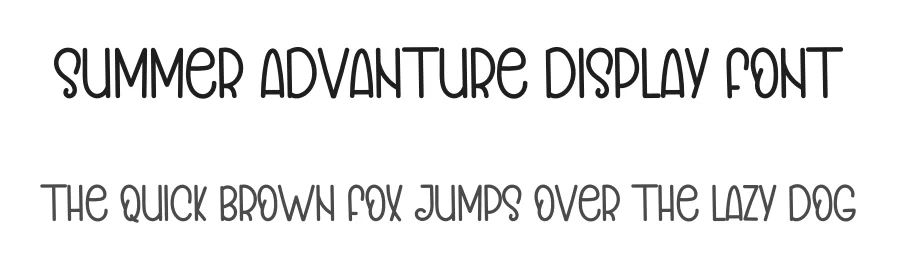 Summer Advanture Display Font by inermediaSTUDIO — Display Font
