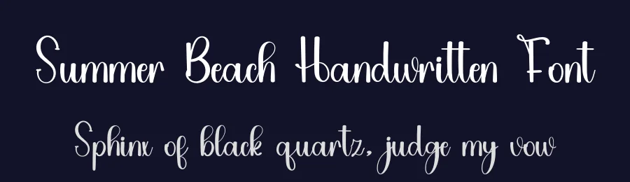 Summer Beach Handwritten Font by inermediaSTUDIO — Script Handwritten Font — thumbnail 2
