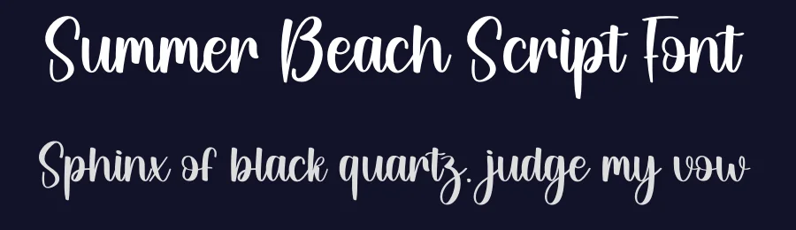 Summer Beach Script Font by creativeletter — Script Handwritten Font — thumbnail 2