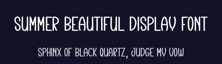 Summer Beautiful Display Font by creativeletter — Display Font — thumbnail 2