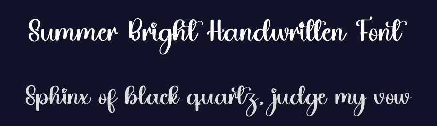 Summer Bright Handwritten Font by inermediaSTUDIO — Script Handwritten Font — thumbnail 2