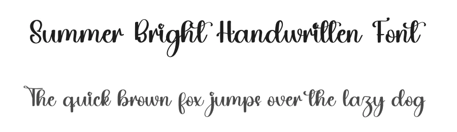 Summer Bright Handwritten Font by inermediaSTUDIO — Script Handwritten Font