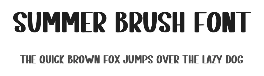 Summer Brush Font by inermediaSTUDIO — Display Font