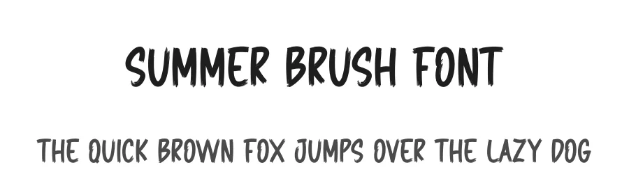 Summer Brush Font by creativeletter — Script Handwritten Font