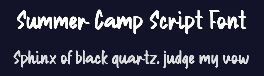 Summer Camp Script Font by levincreative — Script Handwritten Font — thumbnail 2