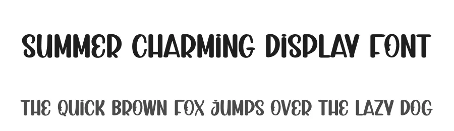 Summer Charming Display Font by creativeletter — Display Font