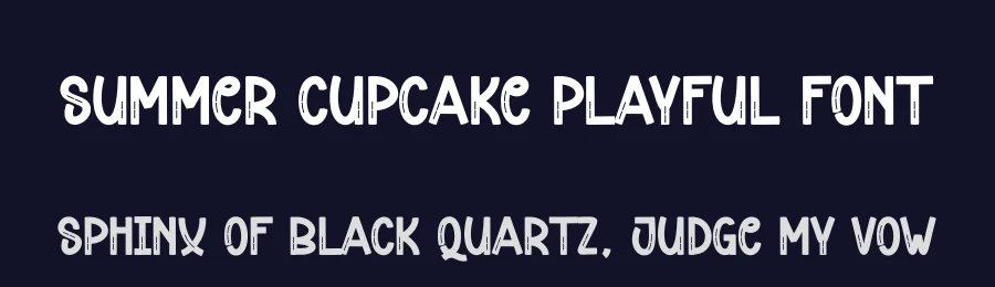 Summer Cupcake Playful Font by andikastudio — Display Font — thumbnail 2