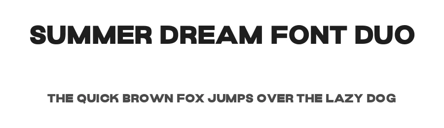 Summer Dream Font Duo by Letterhend Studio — Sans Serif Font
