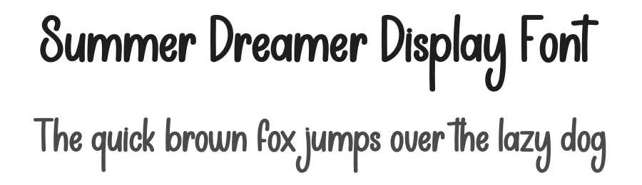 Summer Dreamer Display Font by creativeletter — Display Font