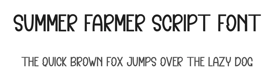 Summer Farmer Script Font by inermediaSTUDIO — Display Font