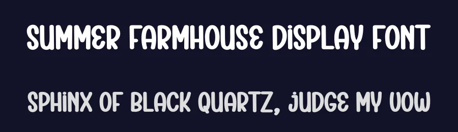Summer Farmhouse Display Font by creativeletter — Display Font — thumbnail 2