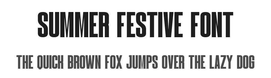 Summer Festive Font by Craftedtype — Decorative Font