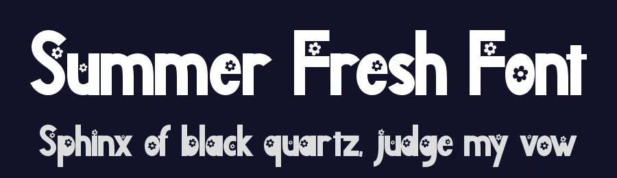 Summer Fresh Font by Yoga Letter — Display Font — thumbnail 2