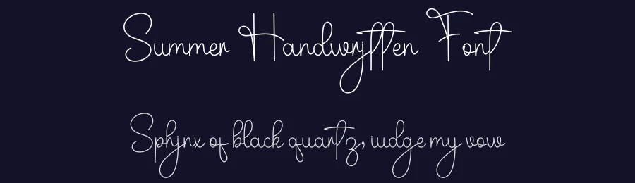 Summer Handwritten Font by inermediaSTUDIO — Script Handwritten Font — thumbnail 2