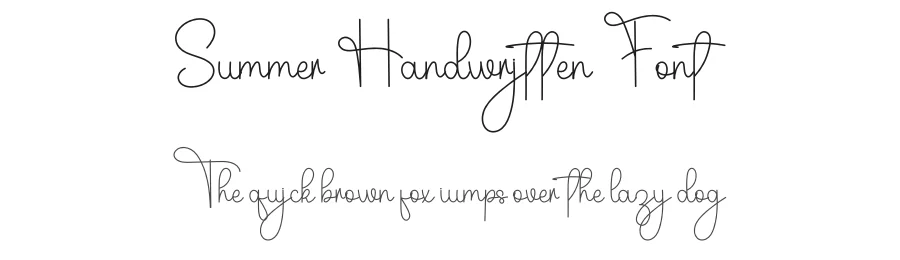 Summer Handwritten Font by inermediaSTUDIO — Script Handwritten Font