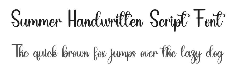 Summer Handwritten Script Font by inermediaSTUDIO — Script Handwritten Font