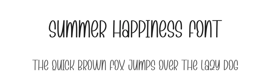 Summer Happiness Font by creativeletter — Display Font