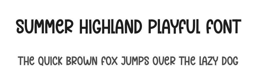 Summer Highland Playful Font by creativeletter — Script Handwritten Font