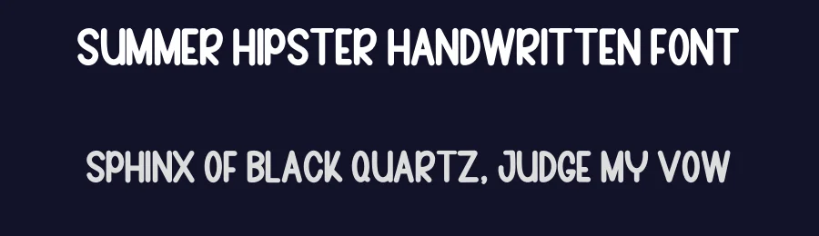 Summer Hipster Handwritten Font by inermediaSTUDIO — Display Font — thumbnail 2