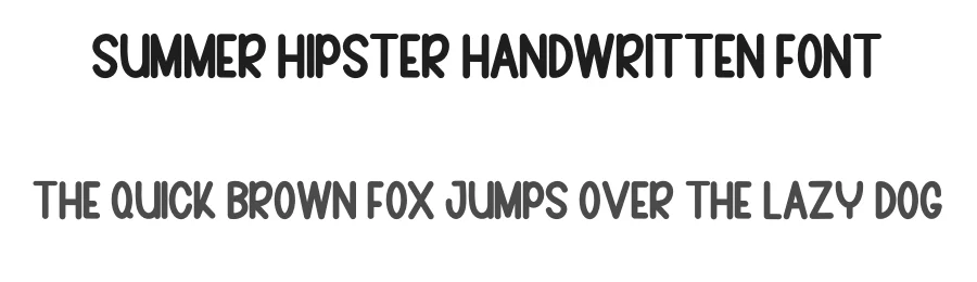 Summer Hipster Handwritten Font by inermediaSTUDIO — Display Font