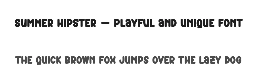 Summer Hipster – Playful And Unique Font by andikastudio — Display Font