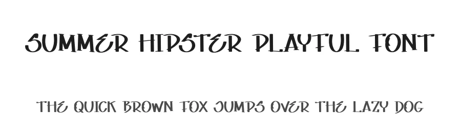 Summer Hipster Playful Font by andikastudio — Display Font