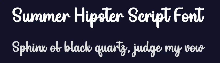 Summer Hipster Script Font by andikastudio — Script Handwritten Font — thumbnail 2