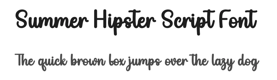 Summer Hipster Script Font by andikastudio — Script Handwritten Font