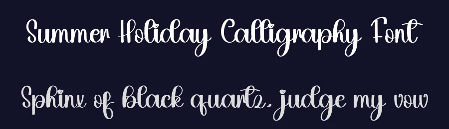 Summer Holiday Calligraphy Font by inermediaSTUDIO — Script Handwritten Font — thumbnail 2