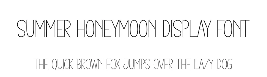 Summer Honeymoon Display Font by creativeletter — Display Font